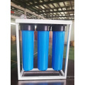 Single 20" UPVC Plastic Slim Blue Cartridge Filters Housing For Water Treatment RO System